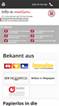 Mobile Screenshot of info-e-motion.de